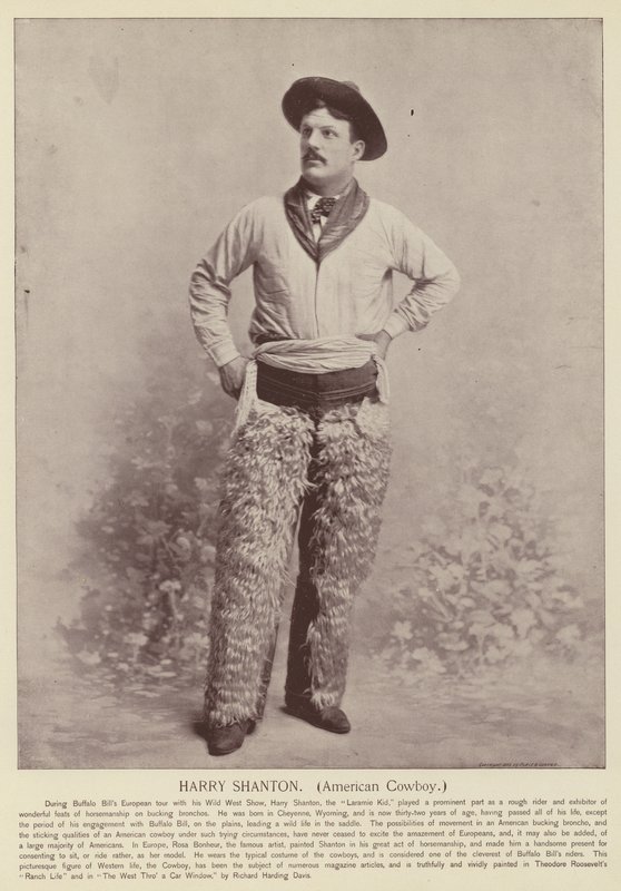 Harry Shanton, amerykański kowboj autorstwa American Photographer