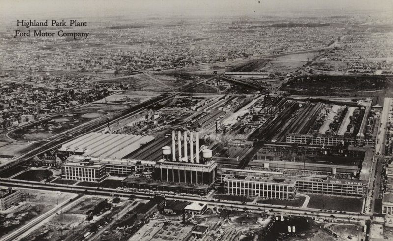 Zakład Highland Park, Ford Motor Company, Detroit, Michigan autorstwa American Photographer