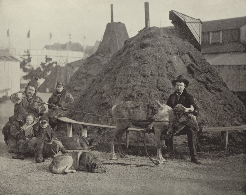 Widok wnętrza wioski Laponii autorstwa American Photographer