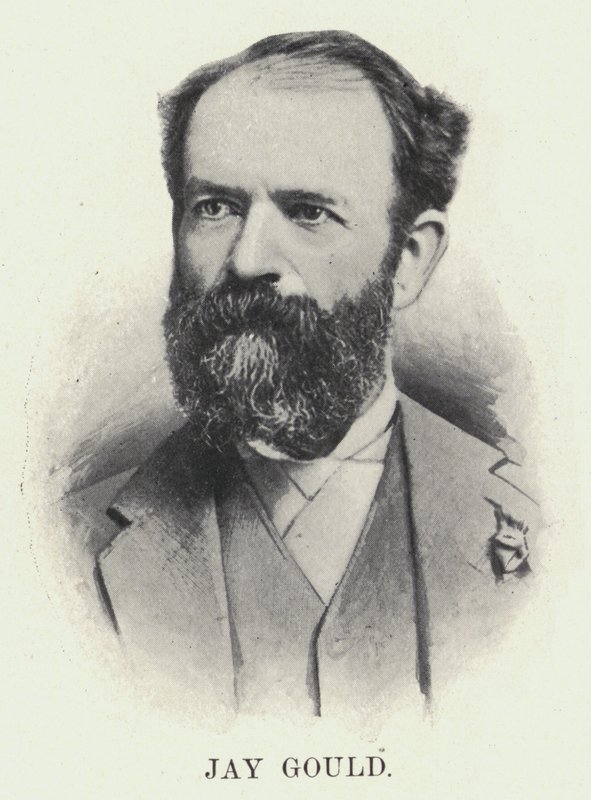 Jay Gould (zdjęcie czarno-białe) autorstwa American Photographer