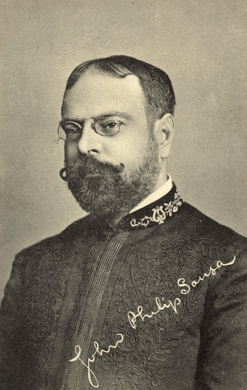 John Philip Sousa (zdjęcie czarno-białe) autorstwa American Photographer