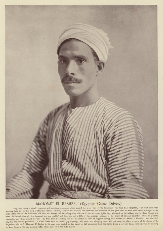 Mahomet El Bashse, egipski kierowca wielbłądów autorstwa American Photographer