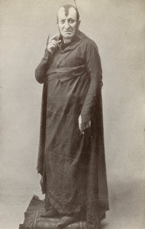 Maurice Renaud jako "Mefistofele" (zdjęcie czarno-białe) autorstwa American Photographer