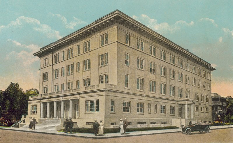 Miami, Floryda, ok. 1925 r: Budynek YMCA (zdjęcie kolorowe) autorstwa American Photographer