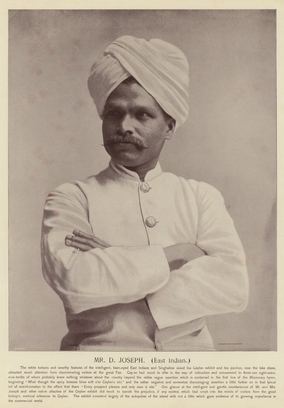 Pan D. Joseph, wschodnioindyjskie autorstwa American Photographer
