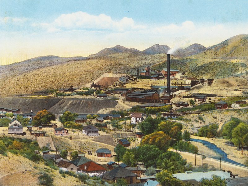 Kopalnia i huta Old Dominion, Globe, Arizona (zdjęcie kolorowe) autorstwa American Photographer