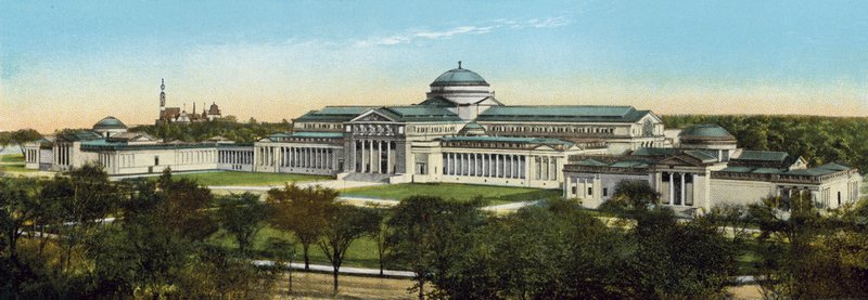 Old Field Museum w Jackson Park (kolorowe zdjęcie) autorstwa American Photographer