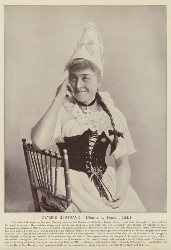 Olympe Bertrand, Normandzka wieśniaczka autorstwa American Photographer
