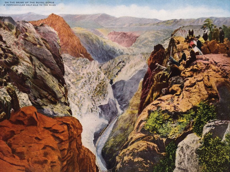 Na skraju Wąwozu Królewskiego (zdjęcie kolorowe) autorstwa American Photographer