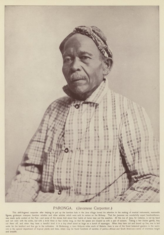Paronga, jawajski stolarz autorstwa American Photographer