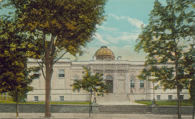 Poughkeepsie: Adriance Memorial Library (zdjęcie kolorowe) autorstwa American Photographer