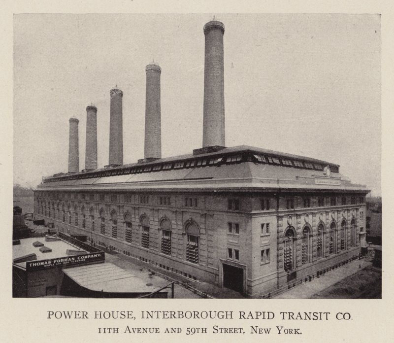 Power House, Interborough Rapid Transit Co autorstwa American Photographer