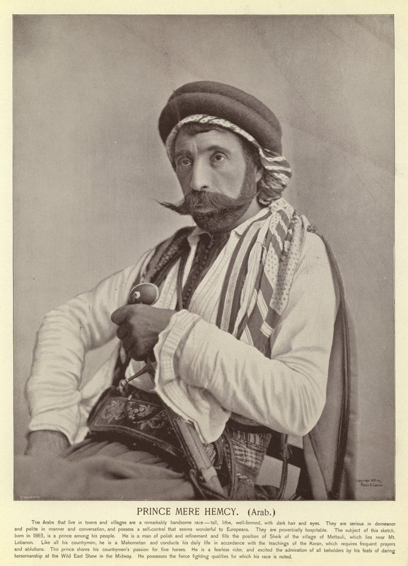 Książę Mere Hemcy, Arab autorstwa American Photographer