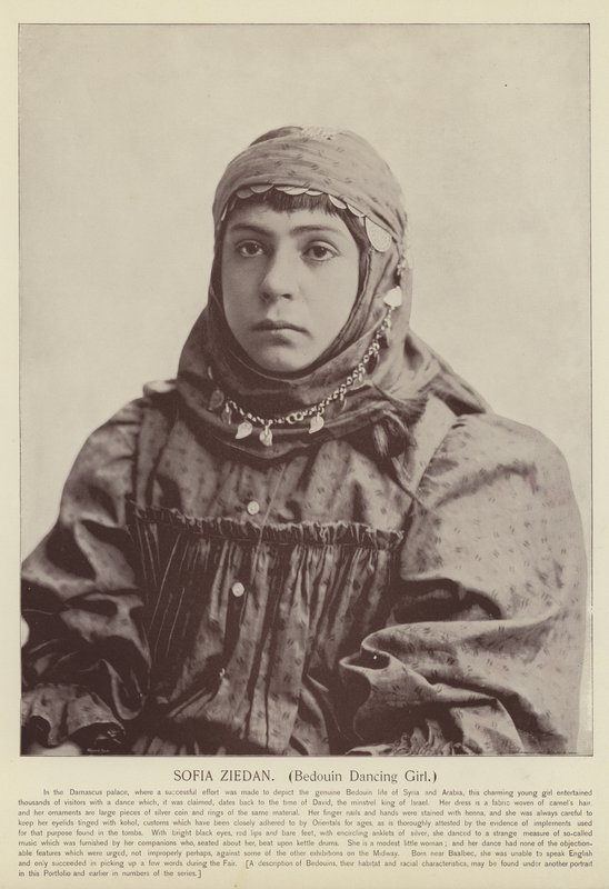 Sofia Ziedan, beduińska tańcząca dziewczyna autorstwa American Photographer
