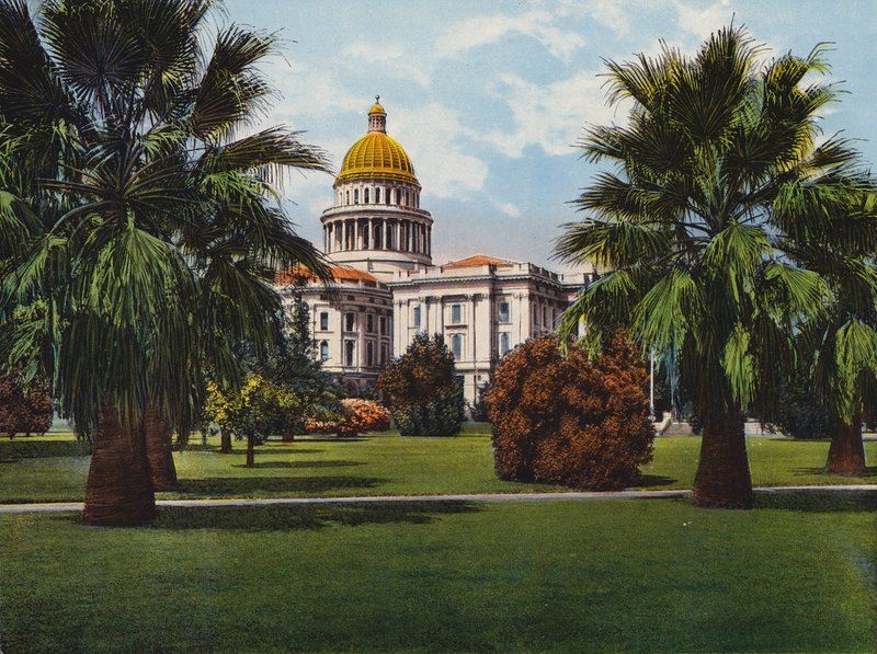 Kapitol stanowy, Sacramento, Kalifornia (zdjęcie kolorowe) autorstwa American Photographer