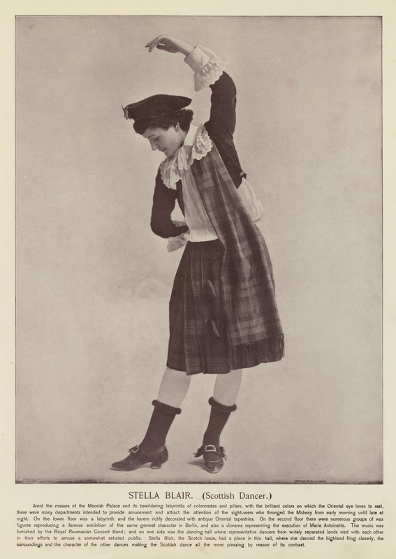 Stella Blair, szkocka tancerka autorstwa American Photographer