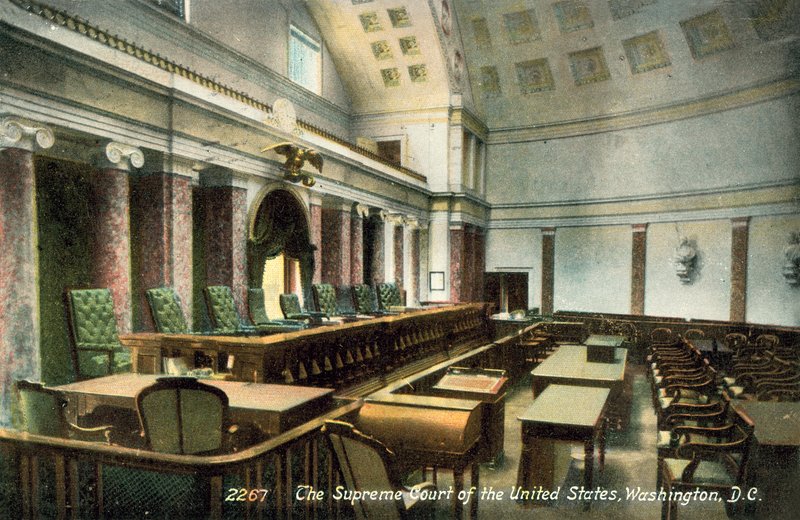 Sąd Najwyższy Stanów Zjednoczonych, Waszyngton, DC, USA (zdjęcie kolorowe) autorstwa American Photographer