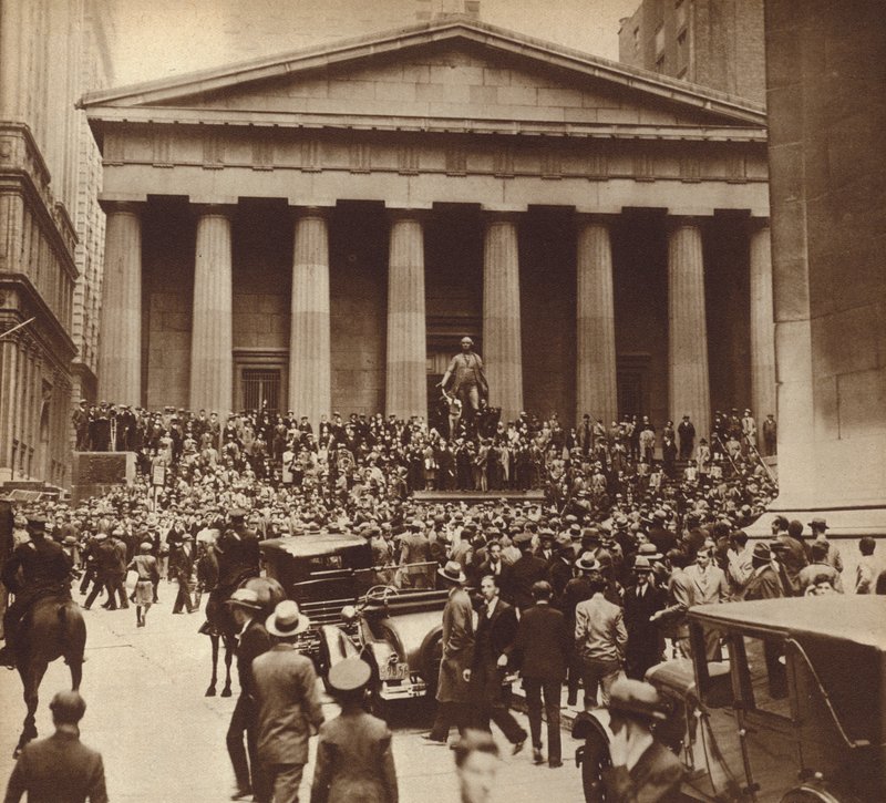 Krach na Wall Street autorstwa American Photographer