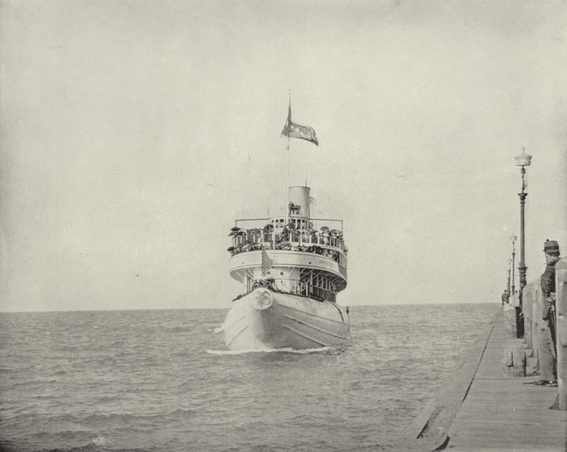 Parowiec Whaleback autorstwa American Photographer