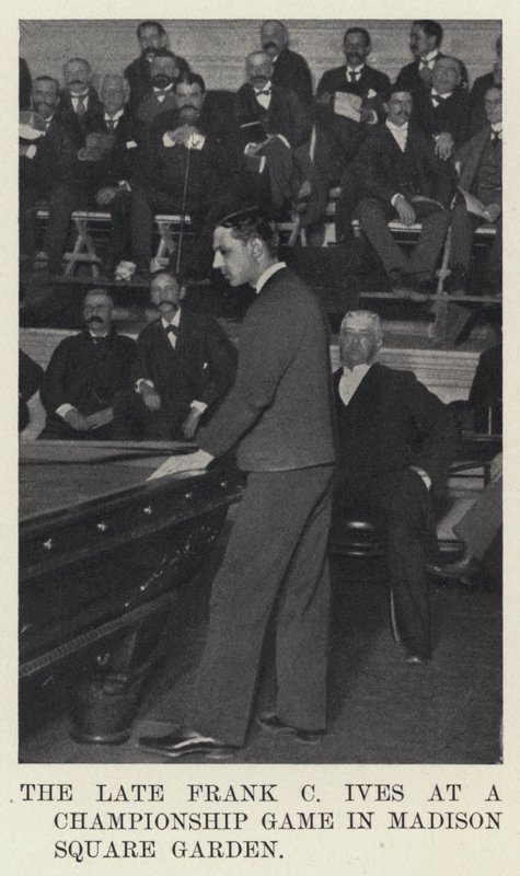 Nieżyjący już Frank C Ives na meczu o mistrzostwo w Madison Square Garden (zdjęcie czarno-białe) autorstwa American Photographer
