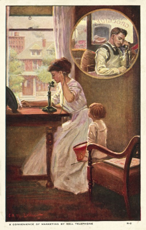 Marketingowa rozmowa telefoniczna (kolor lito) autorstwa American School