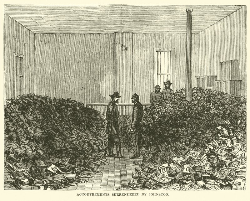 Osprzęt przekazany przez Johnstona, kwiecień 1865 r. autorstwa American School