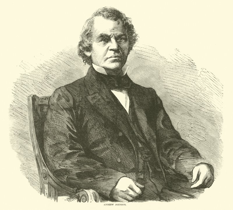 Andrew Johnson, kwiecień 1865 autorstwa American School