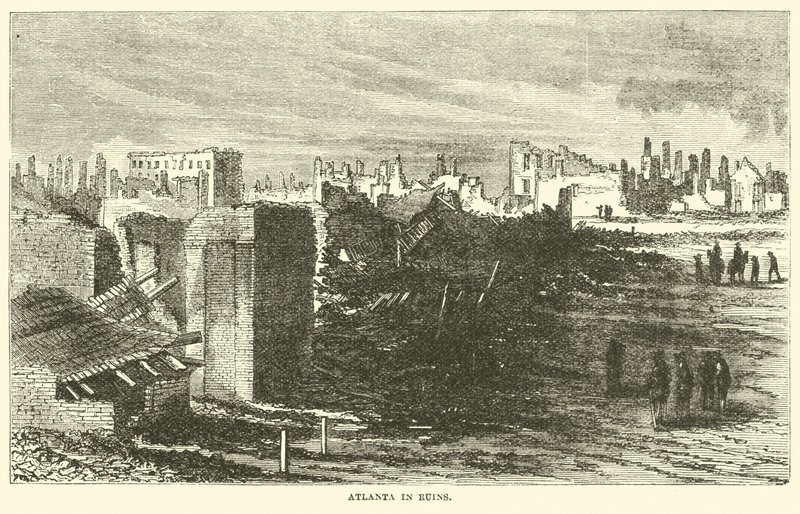 Atlanta w ruinach, listopad 1864 autorstwa American School