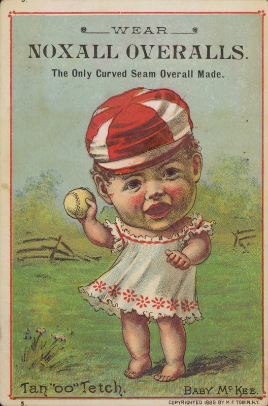 Dziecko trzymające baseball autorstwa American School