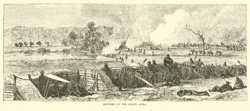Bateria na North Anna, maj 1864 autorstwa American School