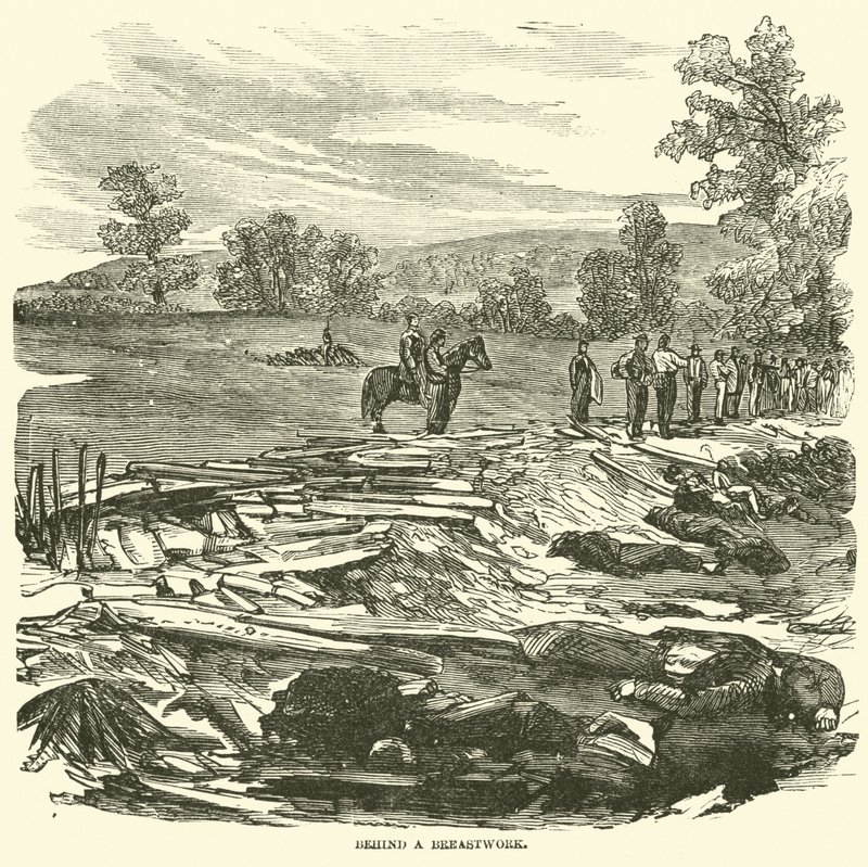Za przedpiersiem, wrzesień 1862 autorstwa American School