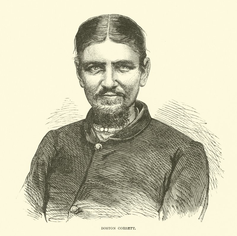 Boston Corbett, kwiecień 1865 autorstwa American School