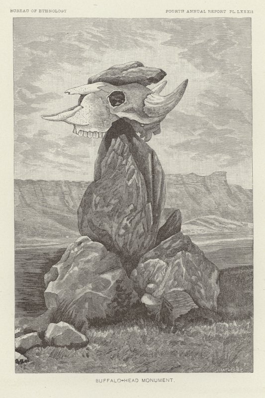 Pomnik Buffalo-Head autorstwa American School
