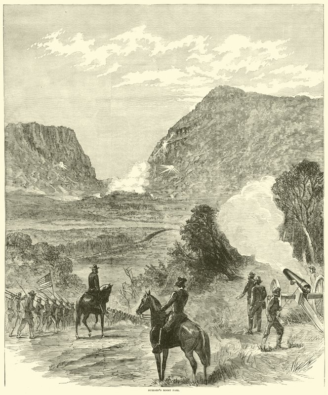 Przełęcz Buzzards Roost, maj 1864 autorstwa American School
