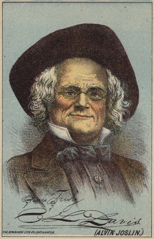 Portret CL Davisa (Alvin Joslin) autorstwa American School