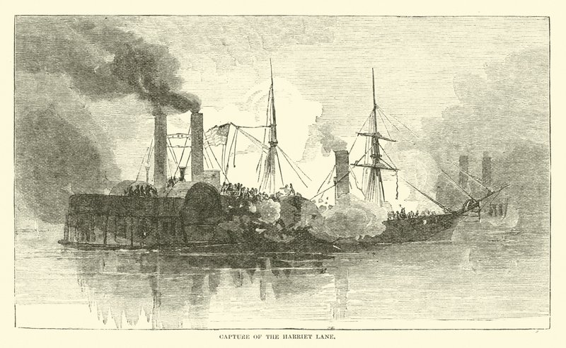 Zdobycie Harriet Lane, styczeń 1863 r. autorstwa American School
