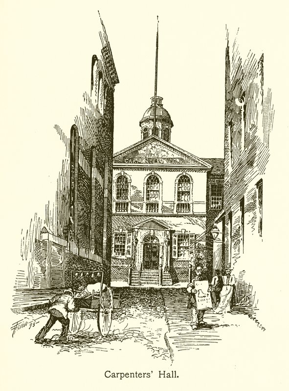 Carpenters Hall, Filadelfia autorstwa American School