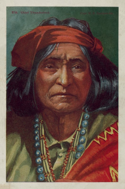 Chief Thunderbird (kolor lito) autorstwa American School
