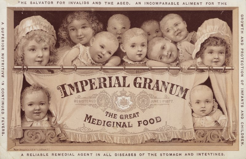 Dzieci i Niemowlęta reklamujące Imperial Granum autorstwa American School