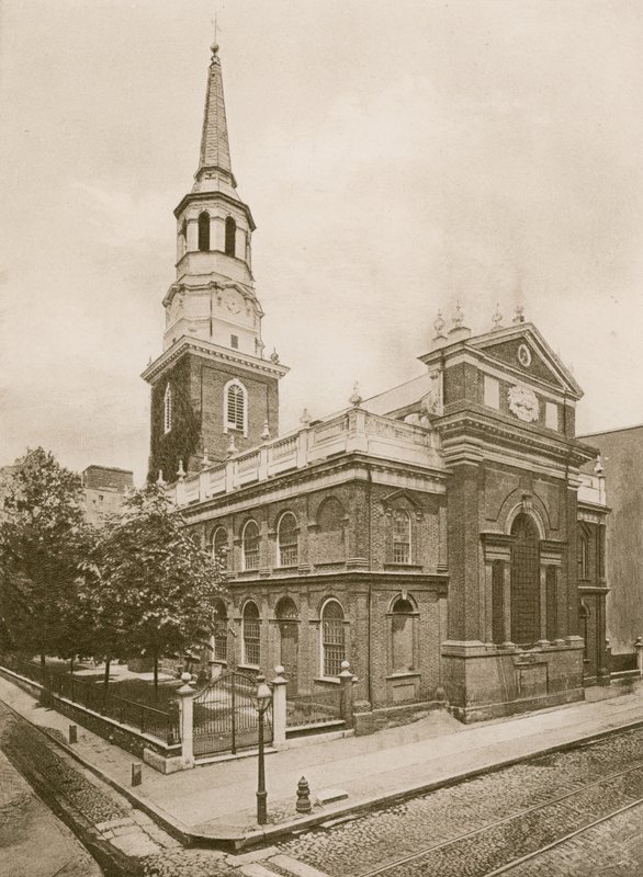 Christ Church, Filadelfia (fotograwiura) autorstwa American School