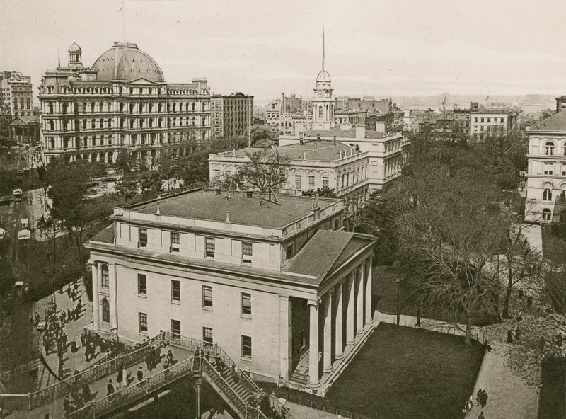 City Hall Park, Nowy Jork (fotograwiura) autorstwa American School