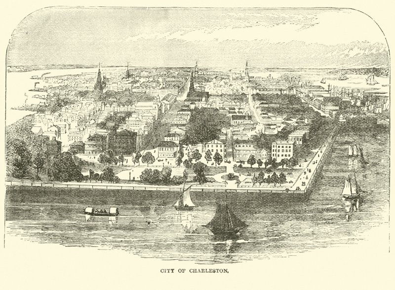 Miasto Charleston, maj 1862 autorstwa American School