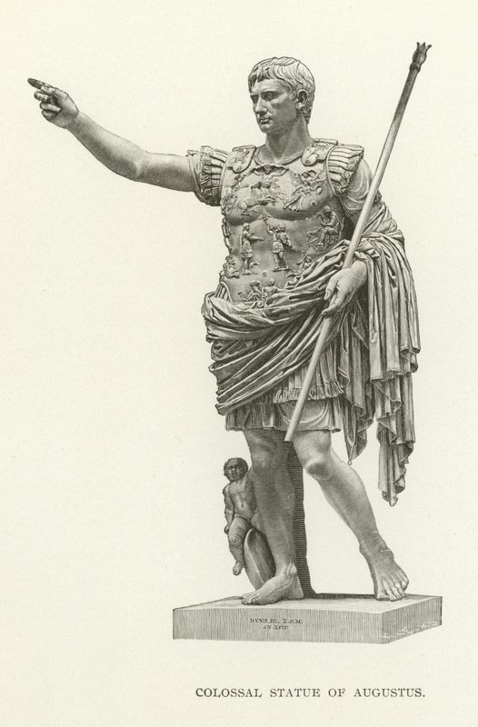 Kolosalna statua Augusta autorstwa American School