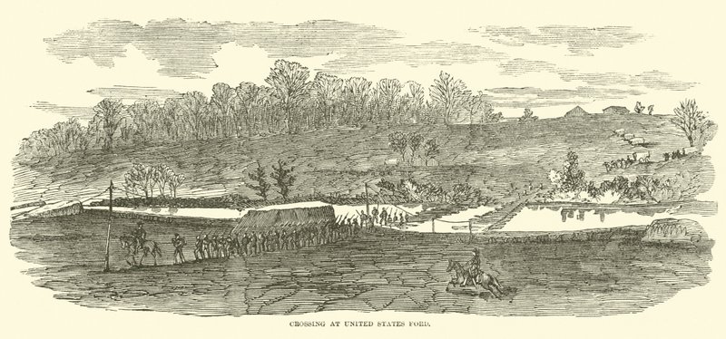 Przeprawa w Stanach Zjednoczonych Ford, styczeń-kwiecień 1863 autorstwa American School