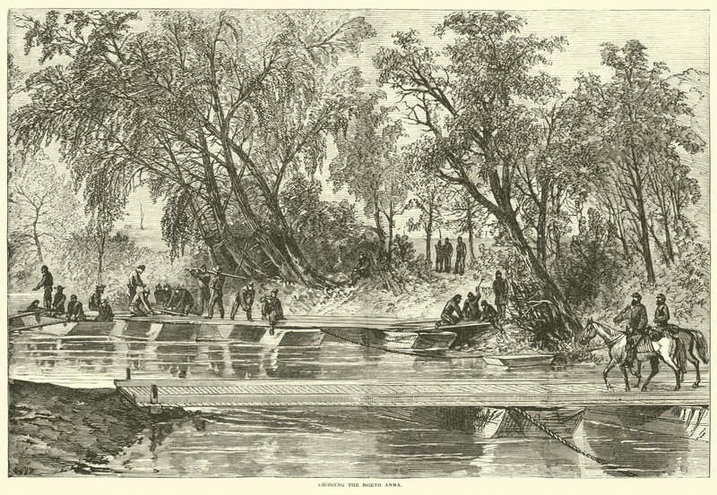 Przeprawa przez Północną Annę, maj 1864 autorstwa American School