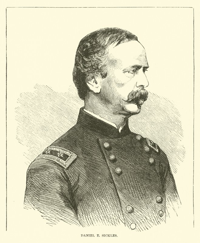Daniel E Sickles, maj 1863 r. autorstwa American School