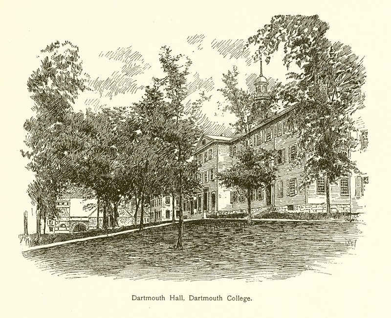 Dartmouth Hall, Dartmouth College autorstwa American School