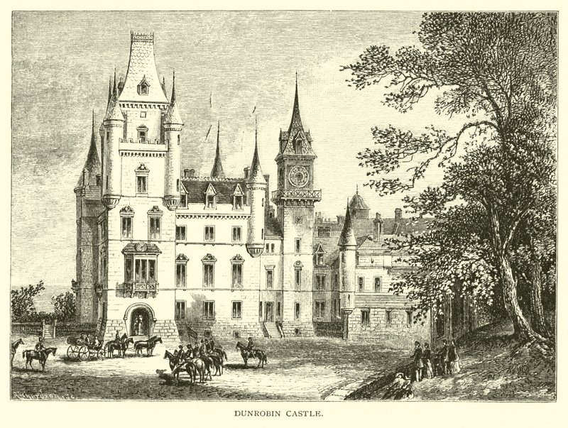 Zamek Dunrobin autorstwa American School