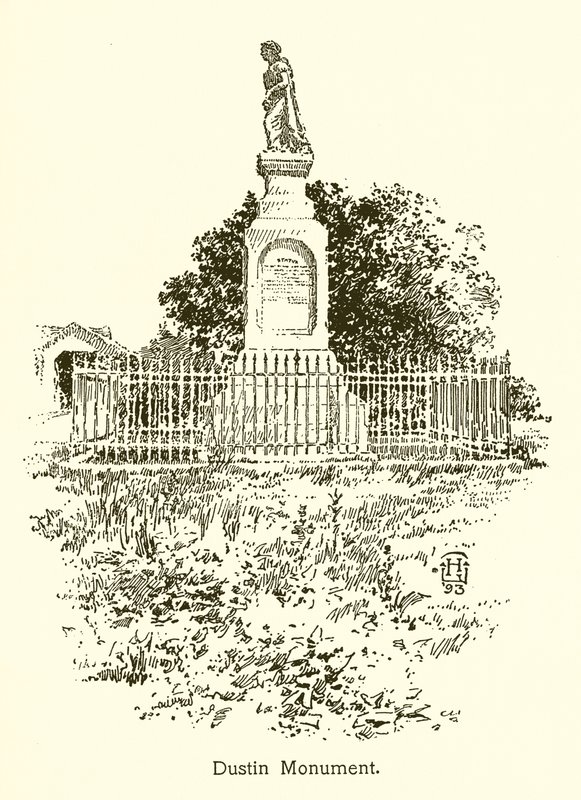 Pomnik Dustina, New Hampshire autorstwa American School