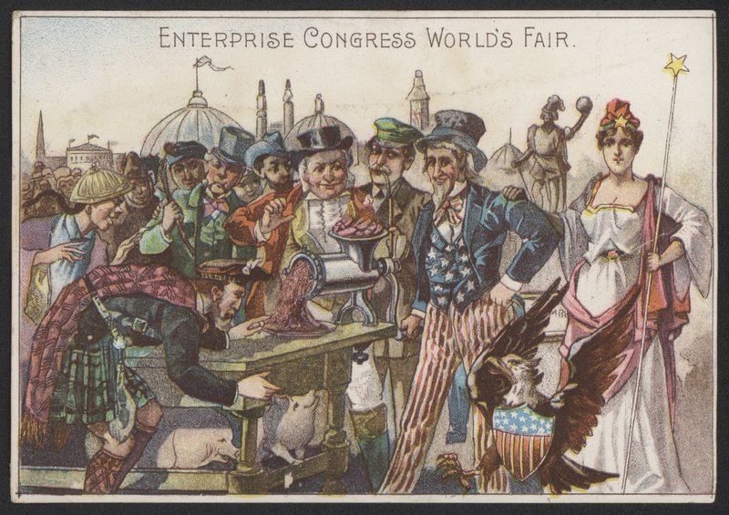 Targi Światowe Kongresu Przedsiębiorczości (chromolitho) autorstwa American School
